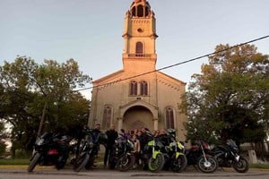 Gentileza Viviana Zapata Imagenes del encuentro motero en Villa Allende, Córdoba.