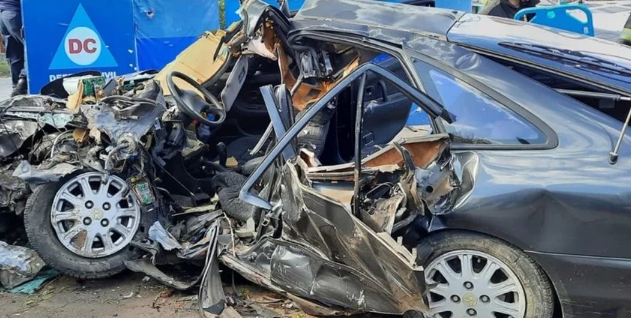 Choque fatal en Longchamps: cuatro jóvenes fallecidos