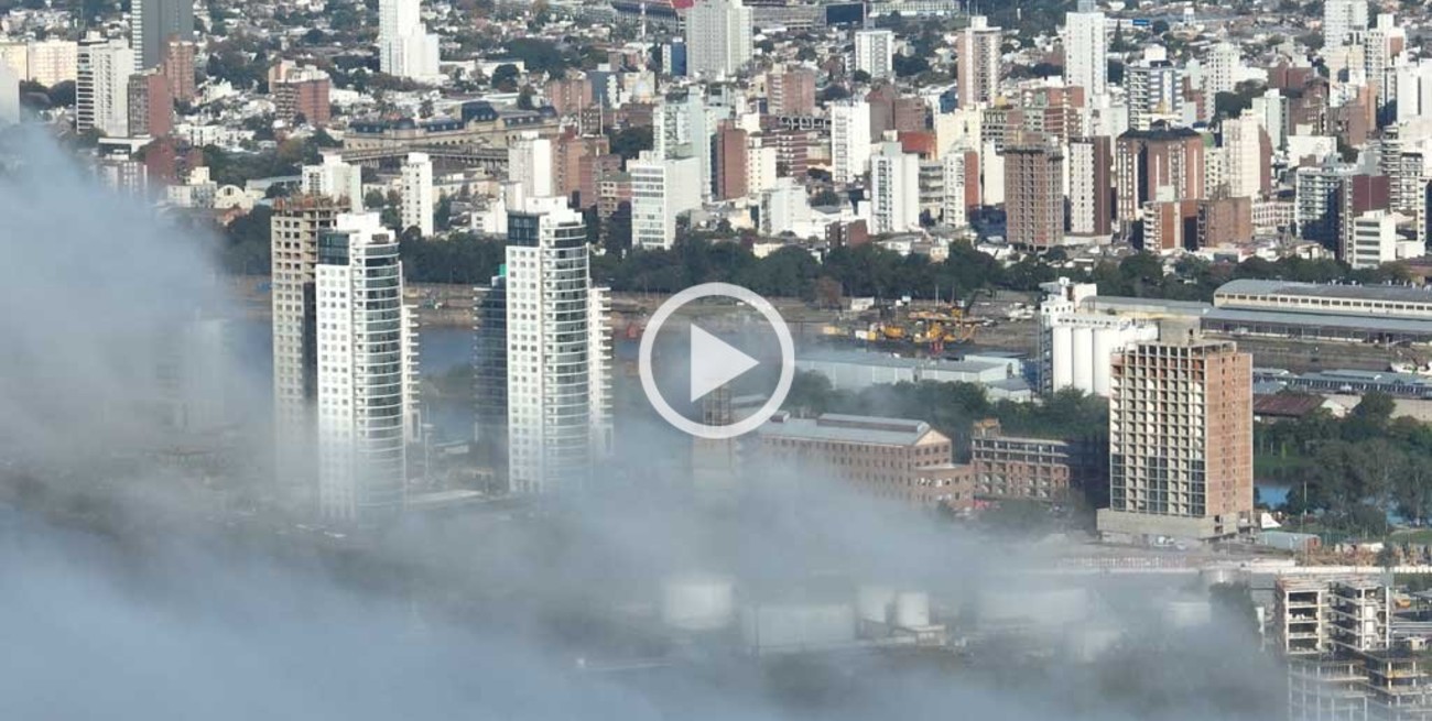 Imágenes impactantes: así se vio la niebla en la ciudad de Santa Fe