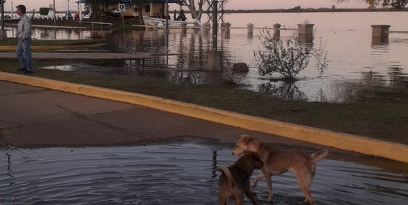 Ya hay evacuados en Corrientes por la crecida extraordinaria del Río Uruguay