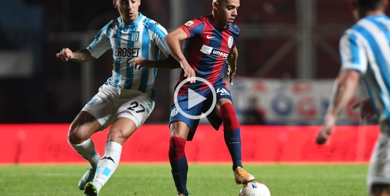 Racing igualó con San Lorenzo y se aseguró el primer puesto de la Zona A