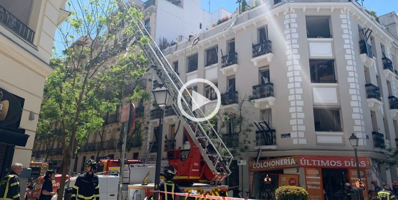 Madrid: dos fallecidos y al menos 18 heridos tras una fuerte explosión en un edificio