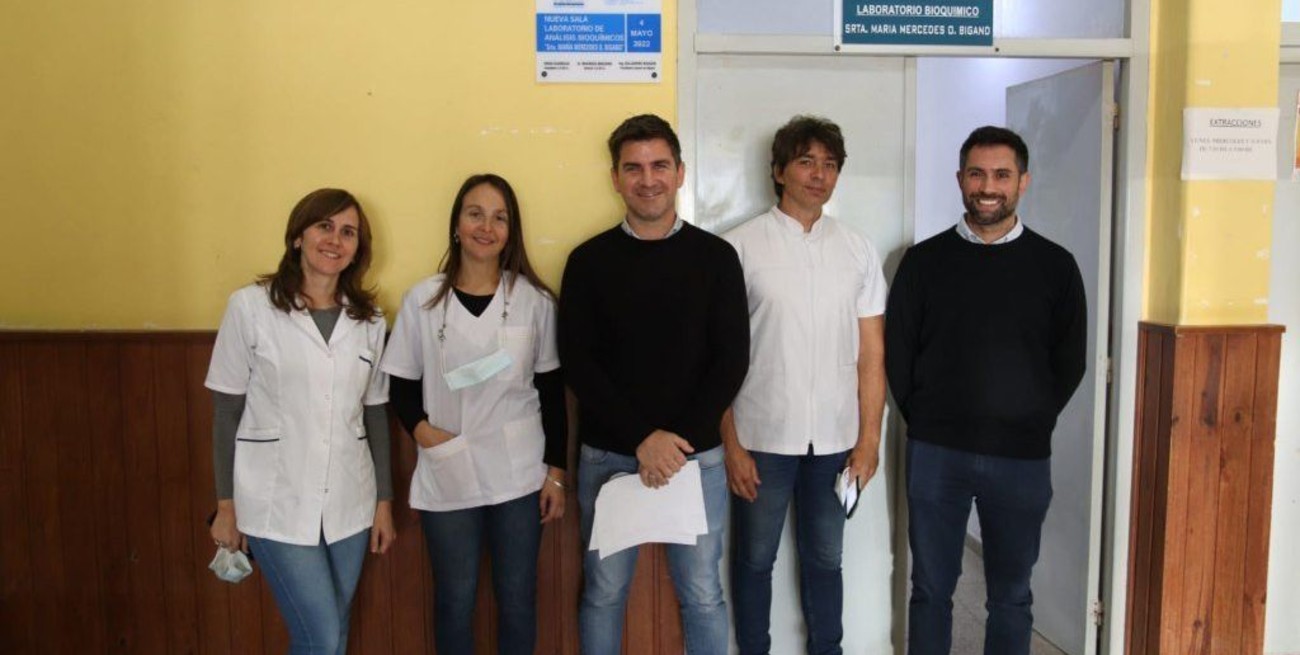 Inauguraron un laboratorio de análisis bioquímicos en Bigand