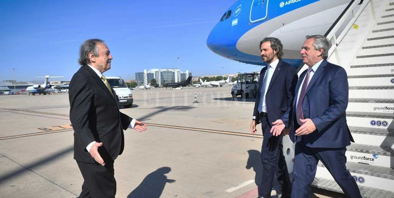 Alberto Fernández llegó a España: cómo será la agenda de reuniones