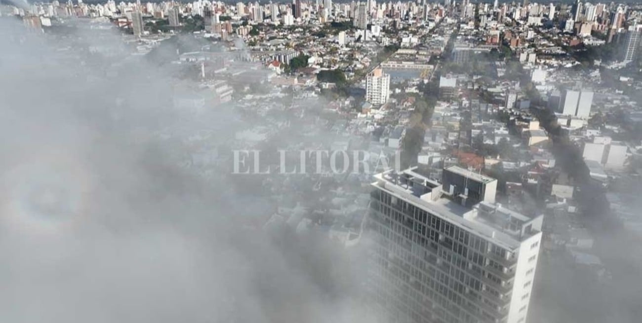 Miércoles nuevamente con algo de niebla en la ciudad de Santa Fe