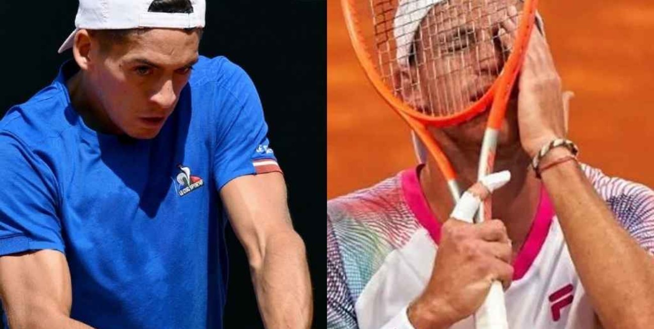 El "Peque" Schwartzman y Sebastián Báez se despidieron del abierto de Roma