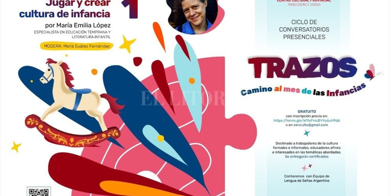 Comienza "Trazos", un ciclo de conversatorios sobre las infancias