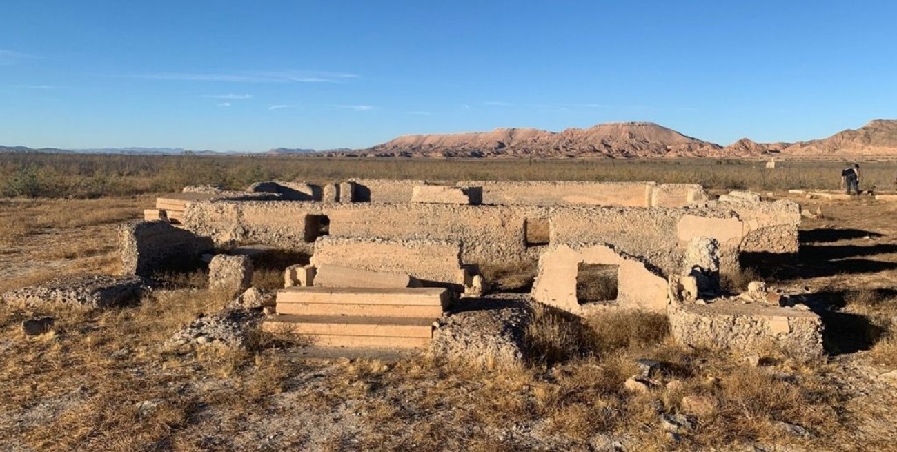 La ciudad fantasma de Saint Thomas revelada con el descenso del lago Mead cerca de Las Vegas
