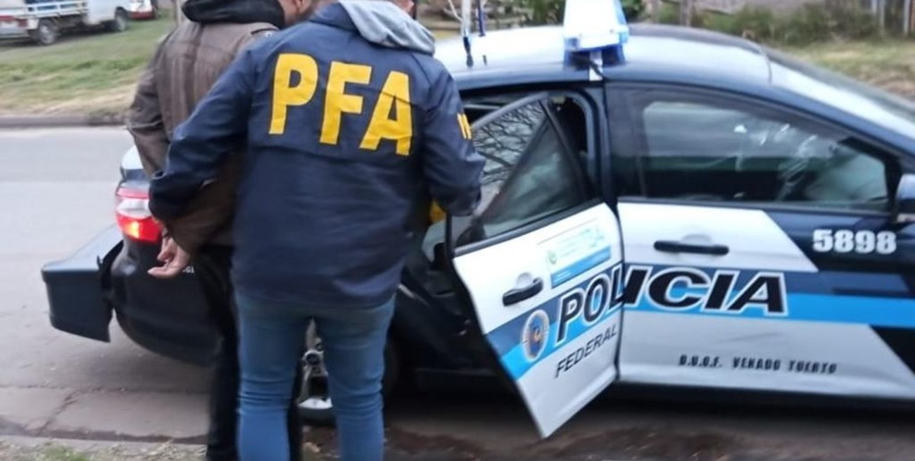 Estupefacientes: la Policía Federal detuvo en Venado Tuerto a un sujeto buscado desde Rosario