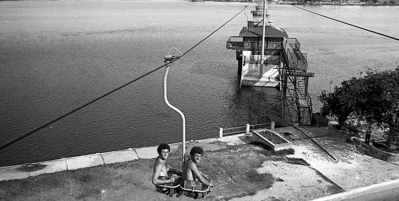 Viaje al pasado: imágenes inéditas muestran cómo era la aerosilla que cruzaba la Setúbal