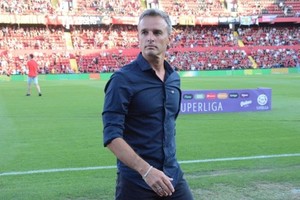 El DT había asumido en reemplazo de Troglio, que dejó el club hondureño para ir a San Lorenzo. Créditos: Archivo