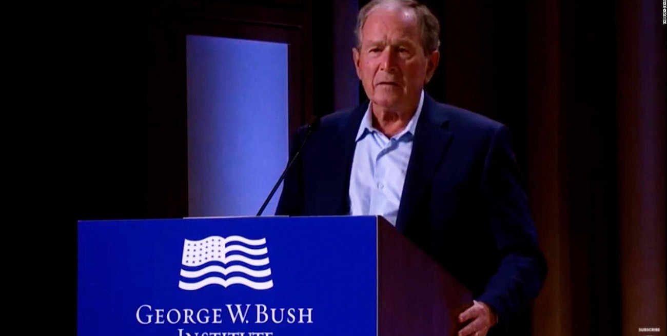 Video: George Bush confundió Ucrania con Irak en un discurso