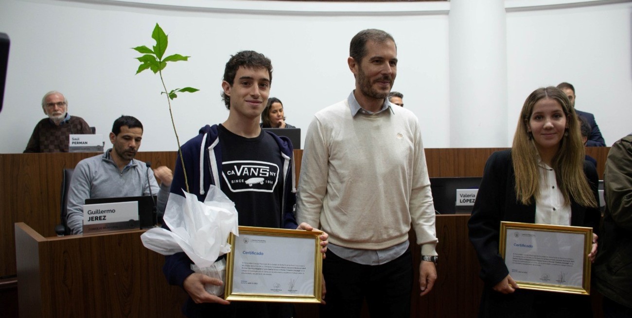 Juventudes por el clima: 5 alumnos santafesinos fueron reconocidos por el Concejo Municipal