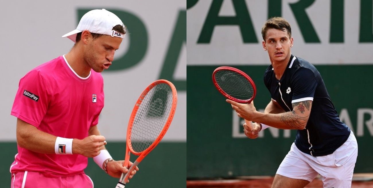 Schwartzman y Ugo Carabelli ganaron en su presentación en Roland Garros