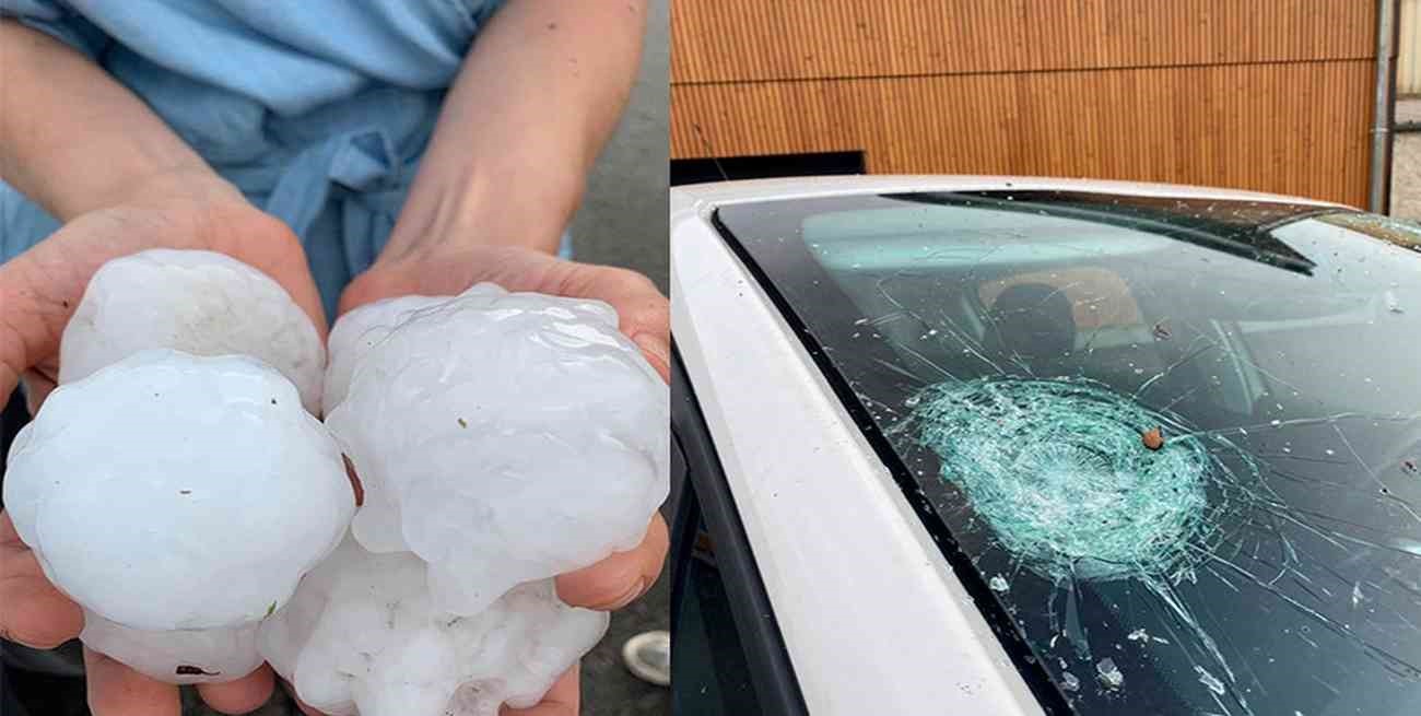 Una impresionante tormenta de granizo azotó a Francia y ocasionó graves daños