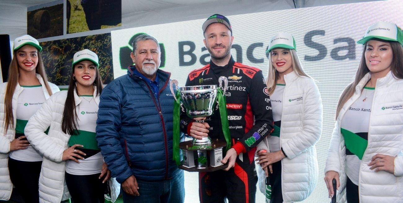 Canapino se llevó la Copa Banco Santa Fe en la Carrera del TC en Rafaela