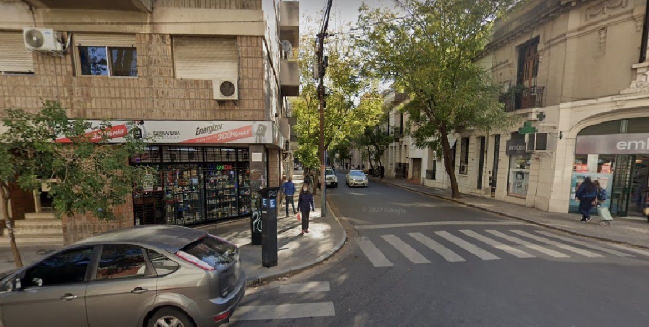 Rosario: tiros, muerte y choque en pleno centro