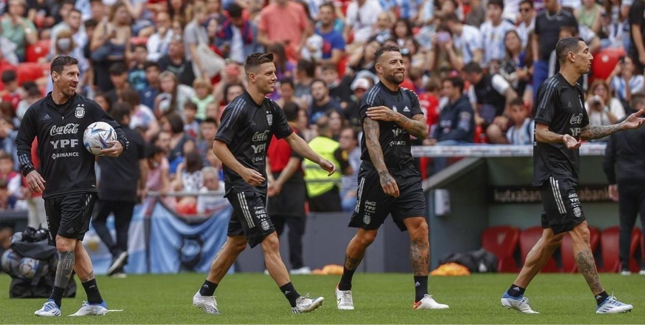 La Scaloneta causó furor en Bilbao