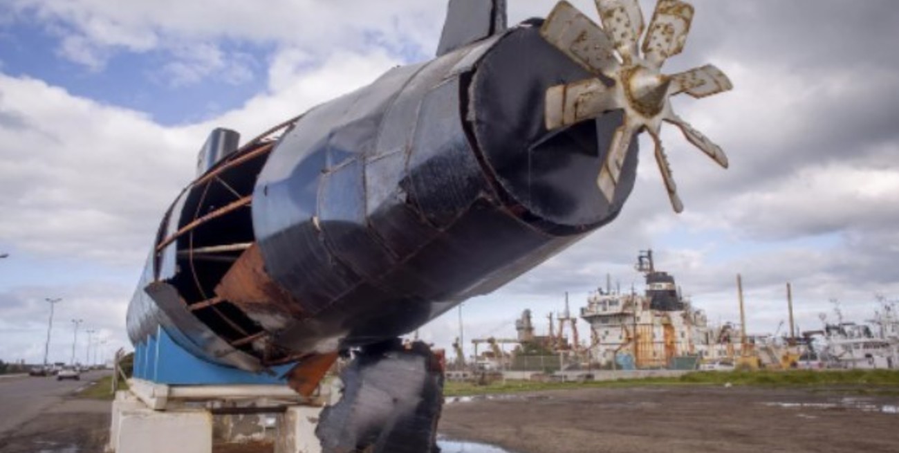 La Armada expresó su preocupación por el estado de la réplica del ARA San Juan