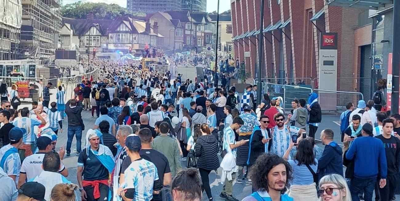 Así se vivió la previa del partido entre Argentina e Italia por la Finalissima