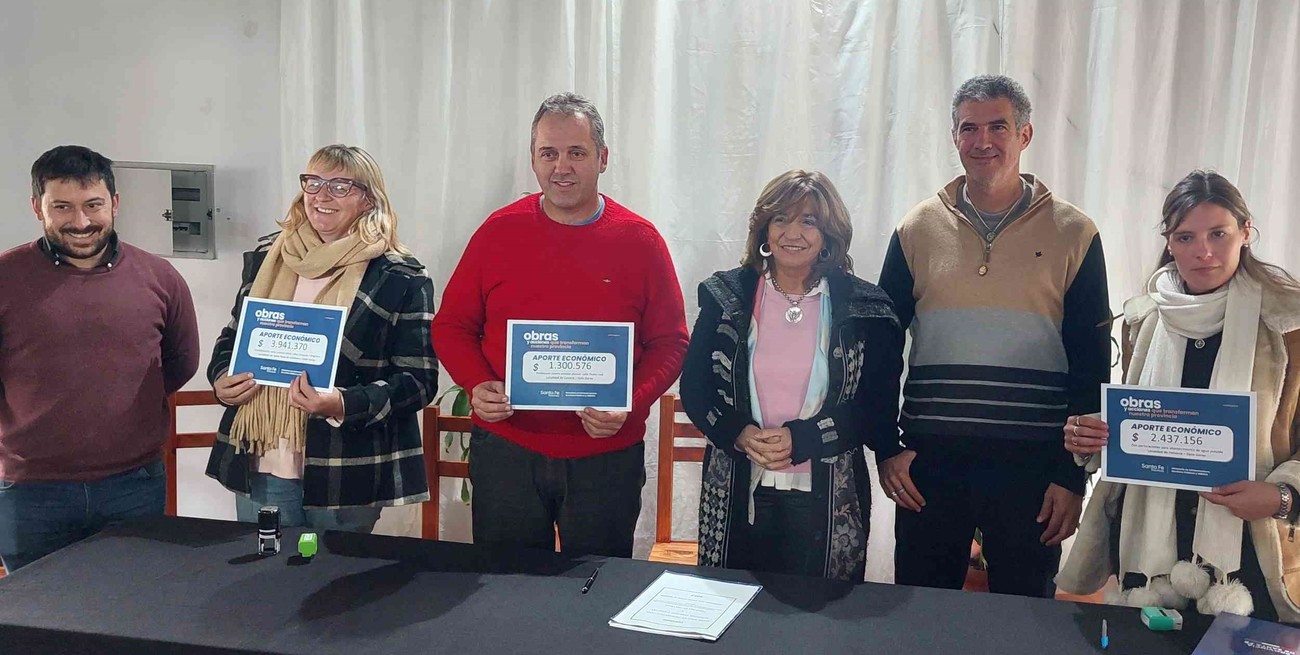 Giran aportes para obras de infraestructura en localidades del departamento Garay