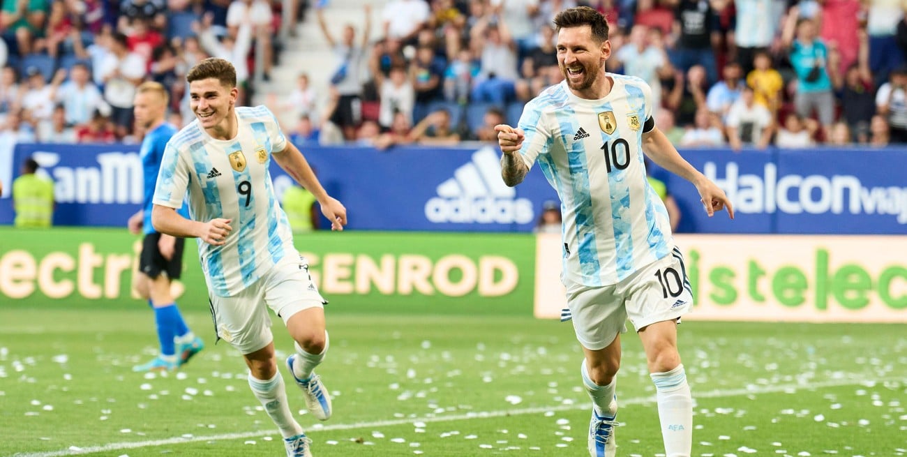 La Pulga, cada vez más gigante: hizo 5 goles por primera vez con Argentina