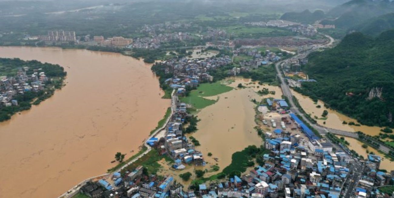 Las fuertes precipitaciones en China dejan más de 8.000 afectados
