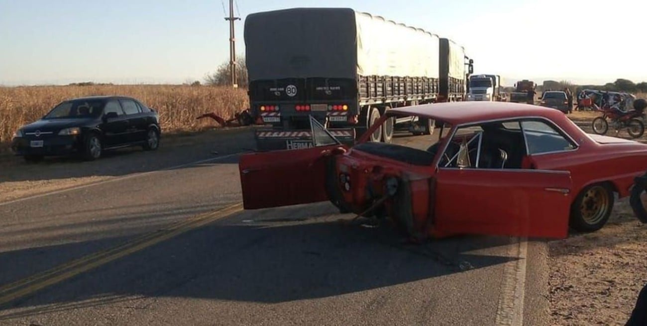 Viajó de Buenos Aires a Córdoba para comprar el auto de sus sueños y a la vuelta lo chocó