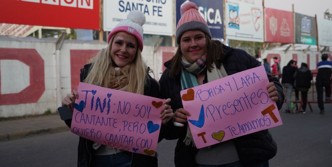 En imágenes: ya se vive el show de Tini Stoessel en Unión