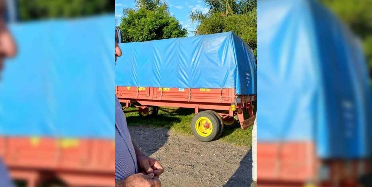 El Trébol: le robaron el acoplado del frente de su vivienda