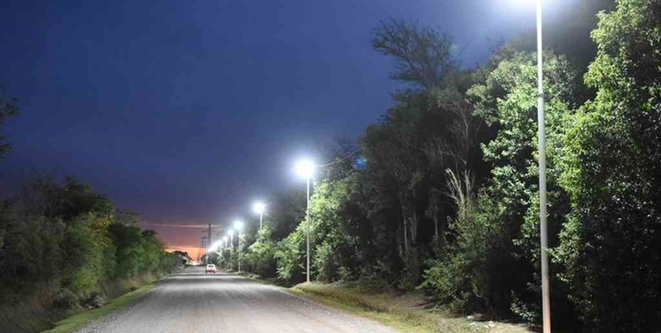 María Susana ya tiene el 75% del casco urbano re iluminado con tecnología led