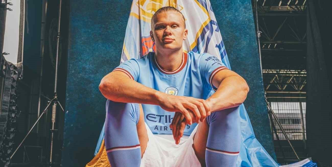 Manchester City presentó a Erling Haaland como refuerzo