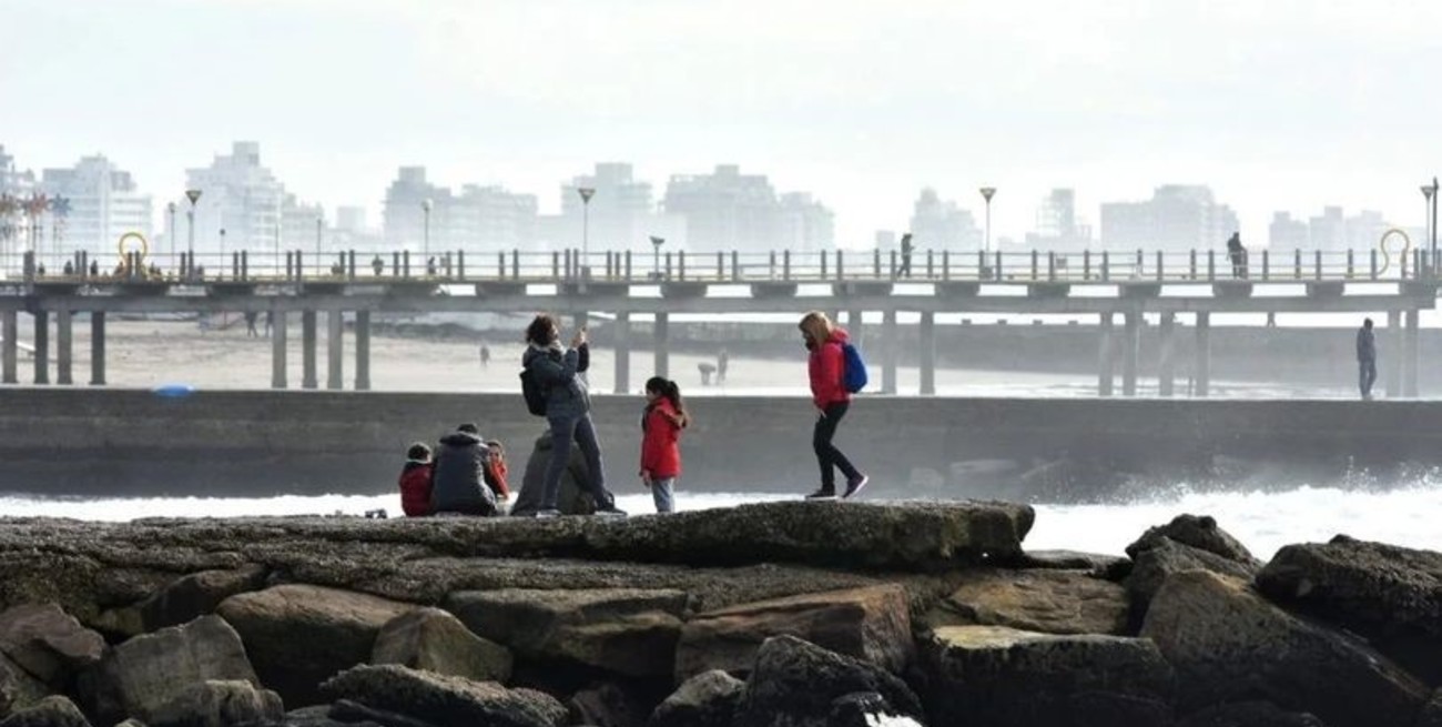Fin de semana XXL: Mar del Plata recibió una gran cantidad de turistas pese a las bajas temperaturas
