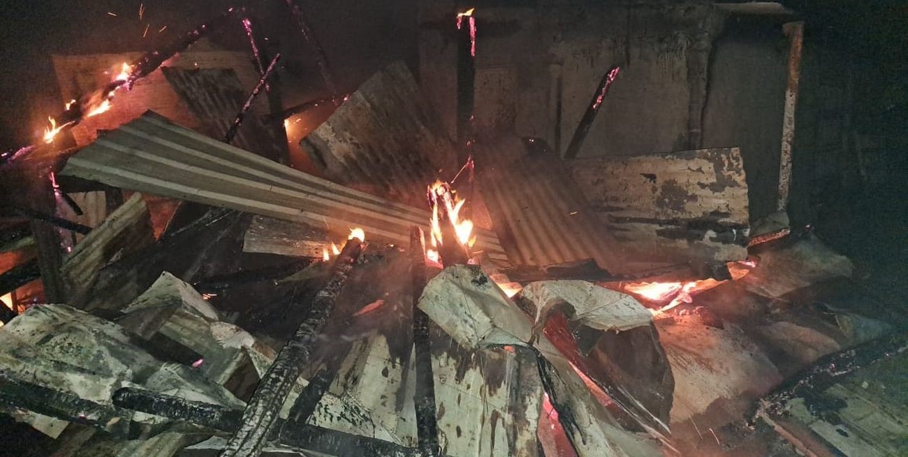 Se incendiaron tres viviendas en el departamento La Capital