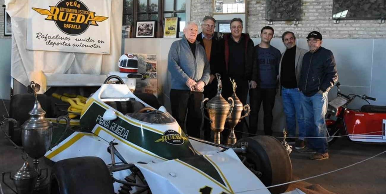 “El Fórmula 1” de la Peña Rueda: un auto con historia que pasa a ser patrimonio de Rafaela
