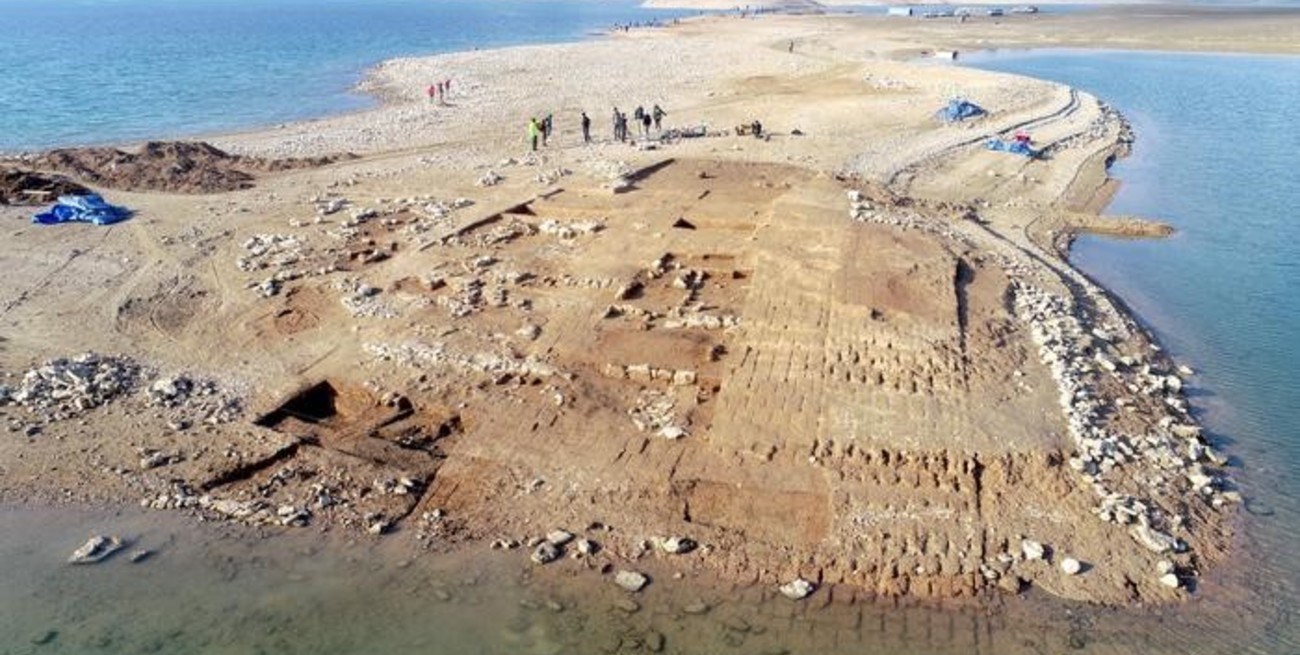 Irak: la sequía extrema dejó al descubierto una ciudad oculta por 3.400 años 