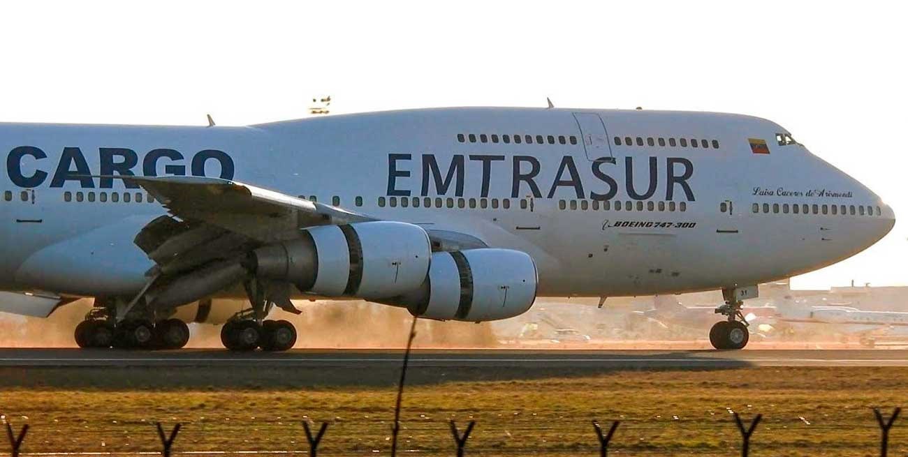 Emtrasur pidió a la justicia argentina la devolución del avión venezolano iraní 
