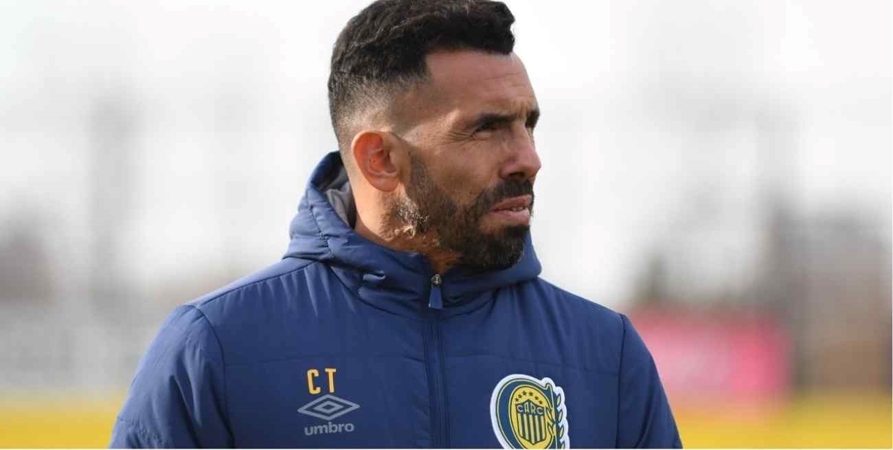 Tévez dirigió su primera práctica en Rosario Central