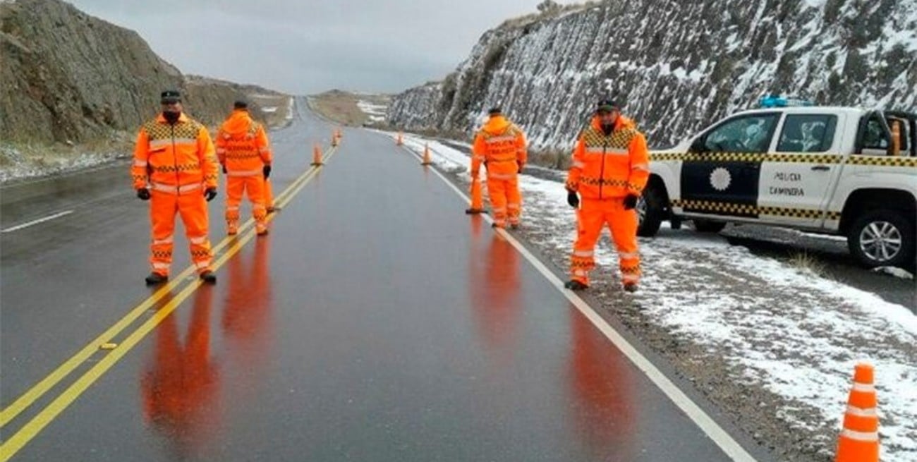 Alerta en Córdoba por posible caída de nieve en la ruta de las Altas Cumbres
