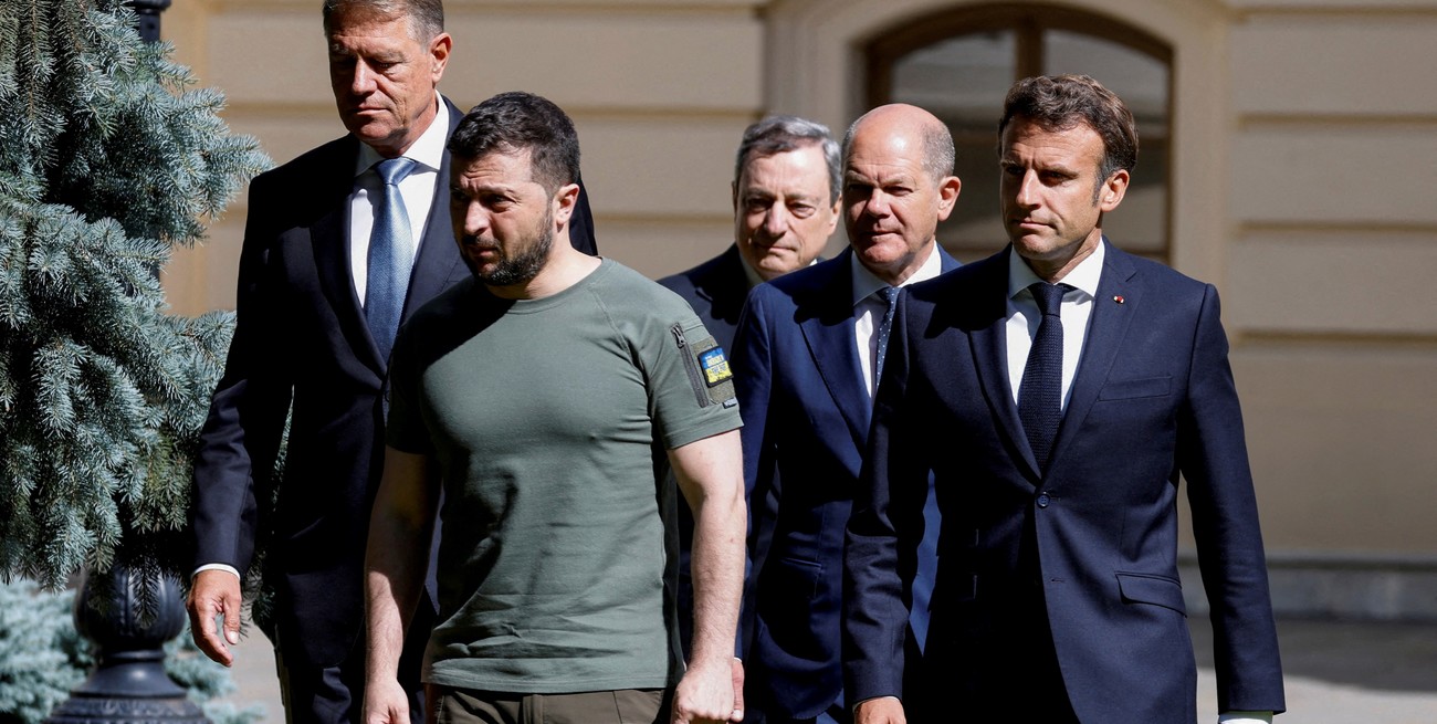 Alemania propone "un plan Marshall" para la reconstrucción de Ucrania 