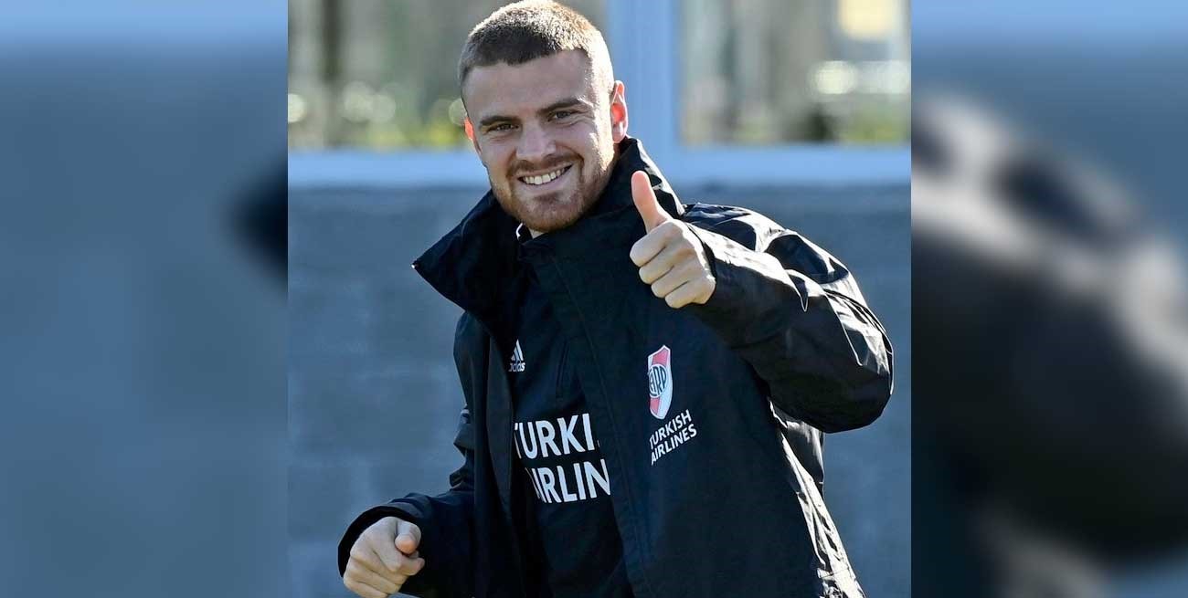 En medio del conflicto legal con Colón, Beltrán se entrenó con River