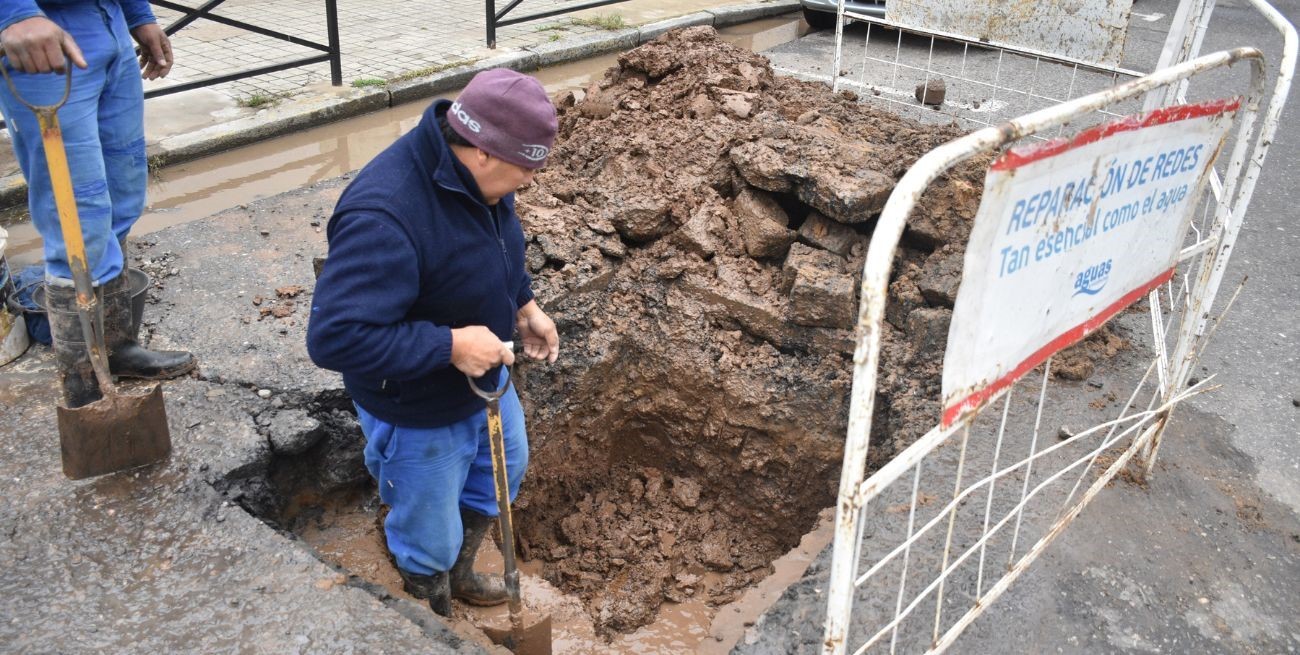 Baja presión de agua por trabajos de Assa