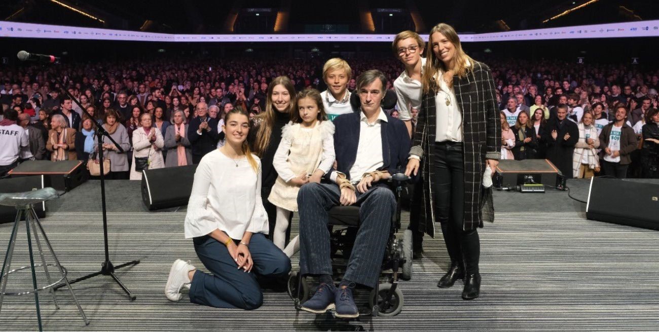 "La vida es hoy": el emotivo evento de Esteban Bullrich recaudando fondos para investigar sobre la ELA