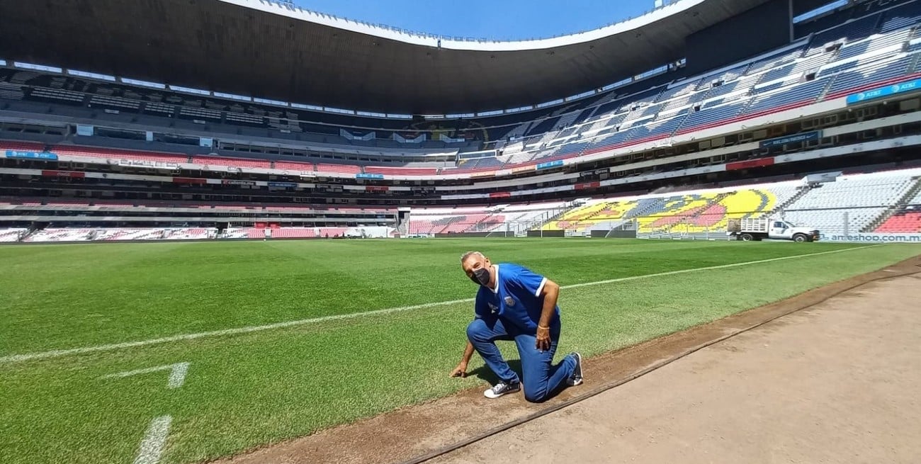 Así está hoy el Azteca... a 36 años de ¡Argentina Campeón!
