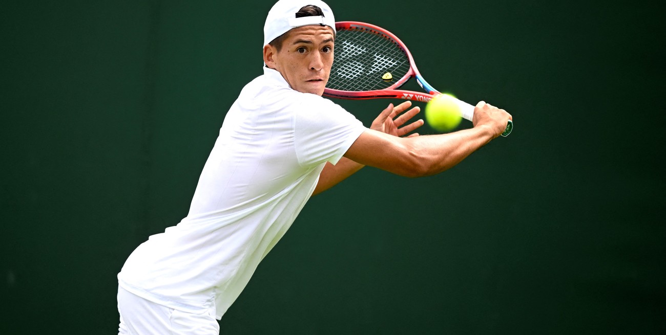 Wimbledon: Sebastián Báez cayó ante David Goffin y quedó eliminado en segunda ronda