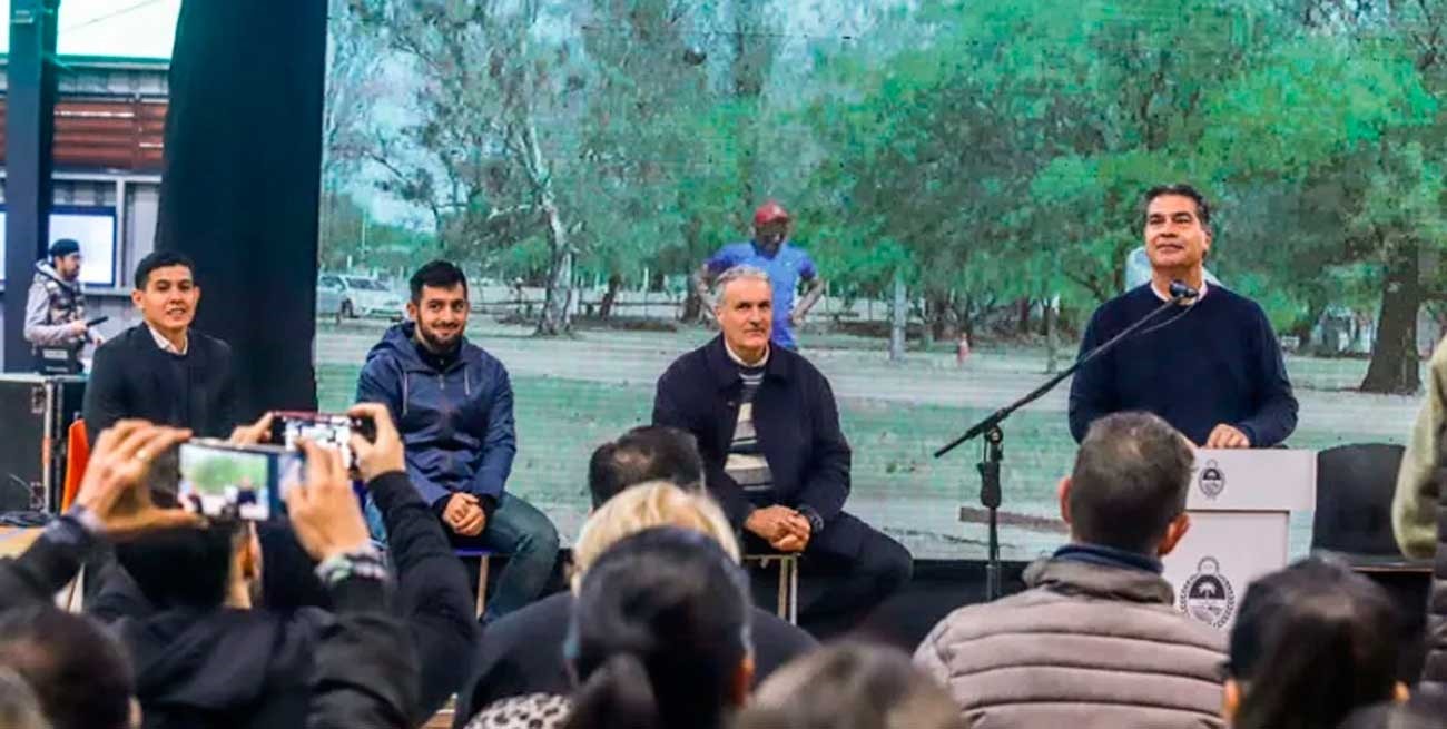 Video: Capitanich hablaba de “obras de infraestructura” y se cortó la luz