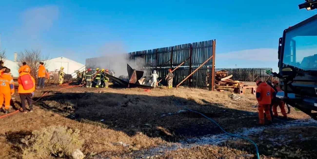 Retiraron los cuerpos de las víctimas del accidente aéreo en Río Grande