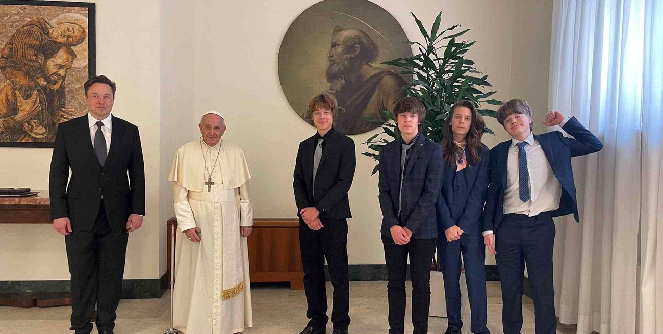 El papa Francisco recibió a Elon Musk en el Vaticano