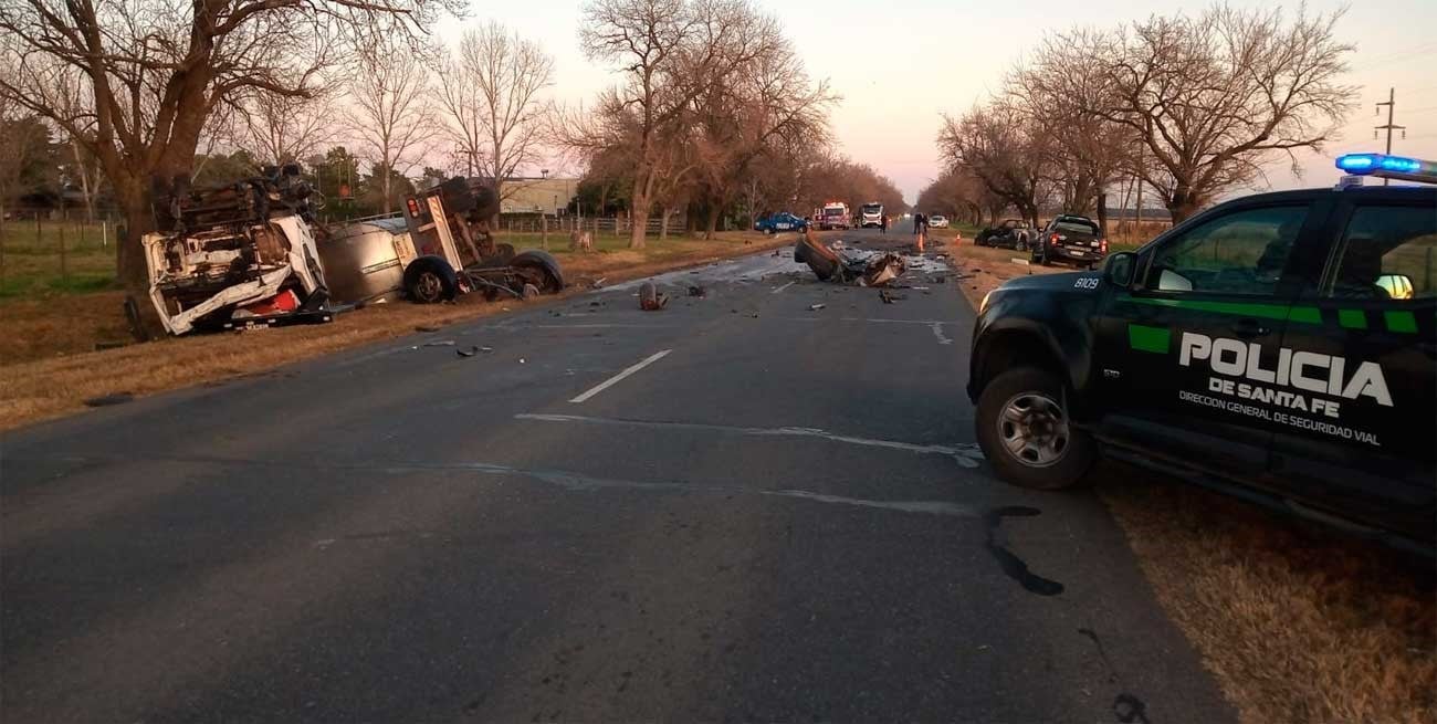 Murió un hombre tras un impactante choque en la Ruta 70 cerca de Humboldt