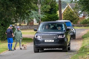 La monarca fue fotografiada en Norfolk.